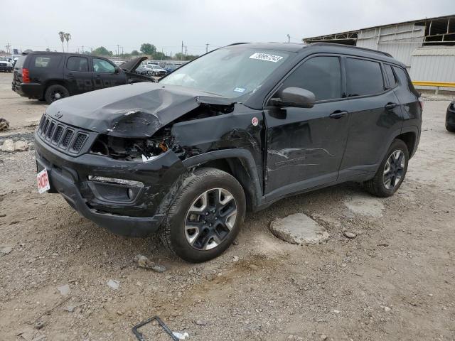 3C4NJDDB0JT199951 - 2018 JEEP COMPASS TRAILHAWK BLACK photo 1