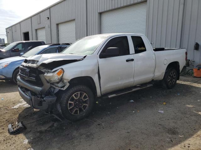 5TFRM5F15FX092568 - 2015 TOYOTA TUNDRA DOUBLE CAB SR/SR5 WHITE photo 1