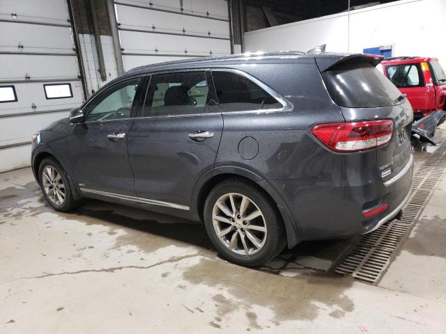 5XYPKDA53HG337794 - 2017 KIA SORENTO SX GRAY photo 2