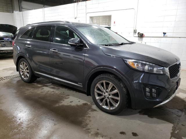 5XYPKDA53HG337794 - 2017 KIA SORENTO SX GRAY photo 4