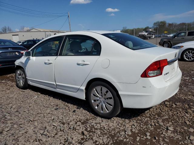 2HGFA16579H356794 - 2009 HONDA CIVIC LX WHITE photo 2