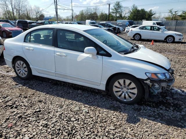 2HGFA16579H356794 - 2009 HONDA CIVIC LX WHITE photo 4