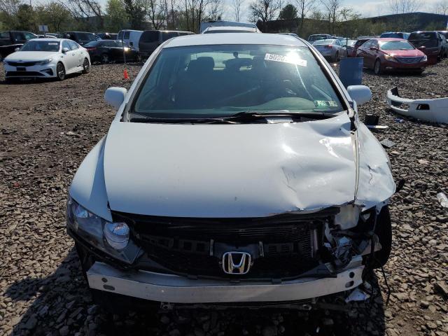 2HGFA16579H356794 - 2009 HONDA CIVIC LX WHITE photo 5