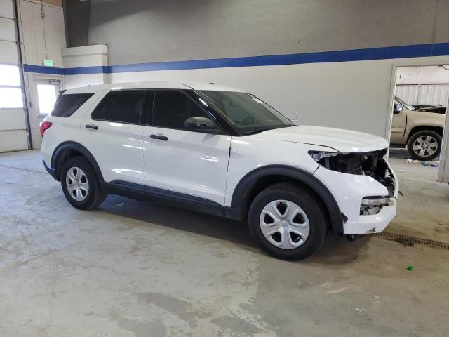 1FM5K8AB1LGC70327 - 2020 FORD EXPLORER POLICE INTERCEPTOR 白色 照片 4