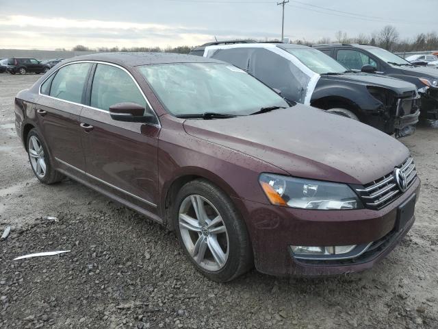 1VWCT7A36EC015000 - 2014 VOLKSWAGEN PASSAT SEL BURGUNDY photo 4