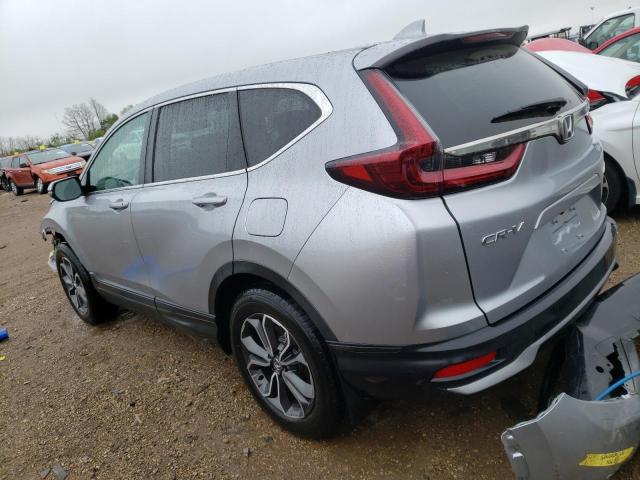 7FARW2H87LE005511 - 2020 HONDA CR-V EXL SILVER photo 2