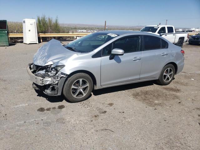 2HGFB2F70FH532214 - 2015 HONDA CIVIC SE SILVER photo 1