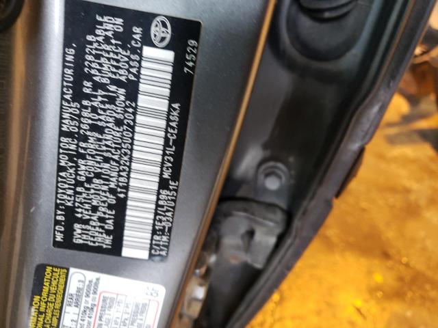 4T1BA32K35U073042 - 2005 TOYOTA CAMRY SE GRAY photo 13