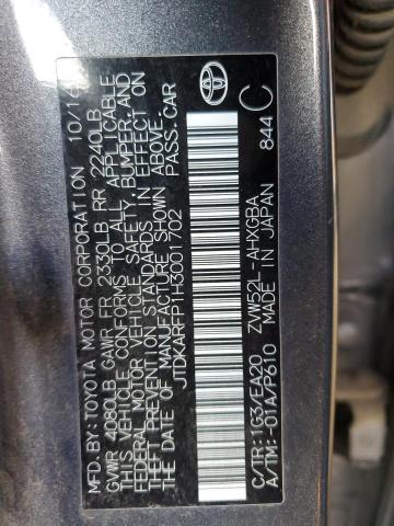 JTDKARFP1H3001702 - 2017 TOYOTA PRIUS PRIM 灰色 照片 12