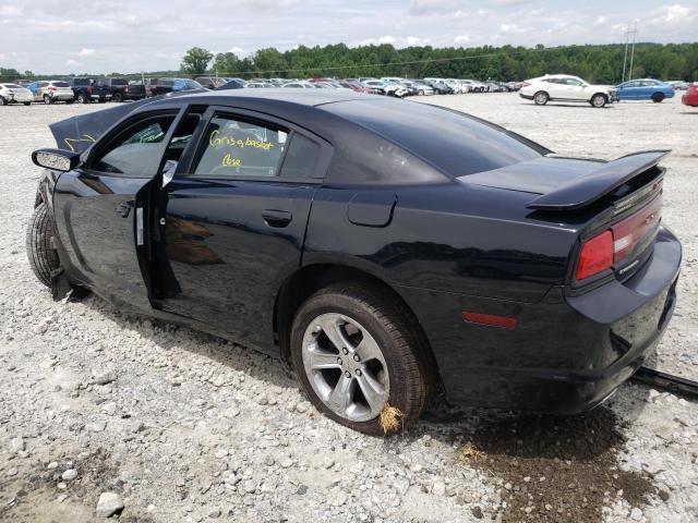 2C3CDXBG2EH363735 - 2014 DODGE CHARGER SE BLACK photo 3