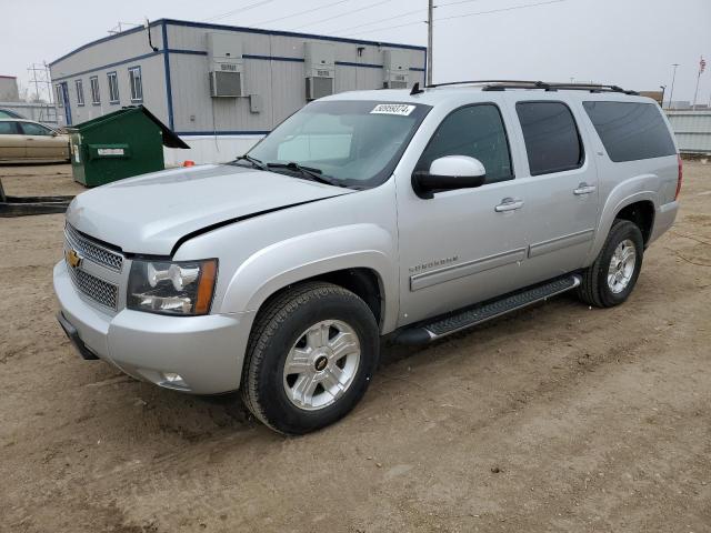 1GNSKJE7XDR324435 - 2013 CHEVROLET SUBURBAN K1500 LT SILVER photo 1