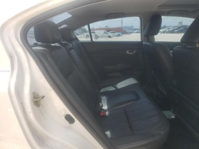 19XFB2F9XFE037742 - 2015 HONDA CIVIC EXL WHITE photo 10