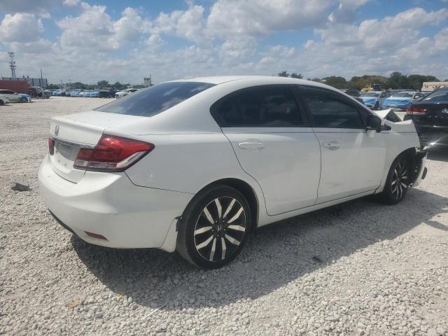 19XFB2F9XFE037742 - 2015 HONDA CIVIC EXL WHITE photo 3