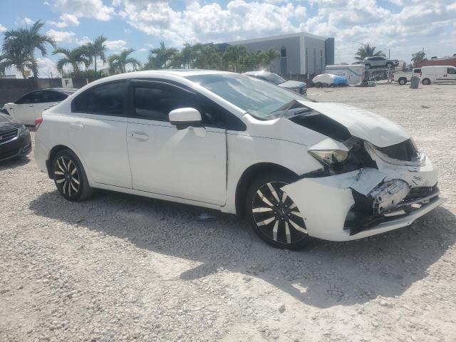 19XFB2F9XFE037742 - 2015 HONDA CIVIC EXL WHITE photo 4