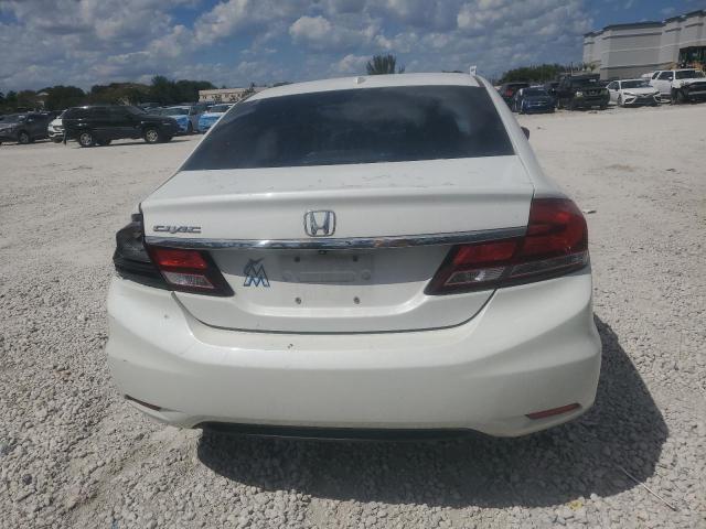 19XFB2F9XFE037742 - 2015 HONDA CIVIC EXL WHITE photo 6