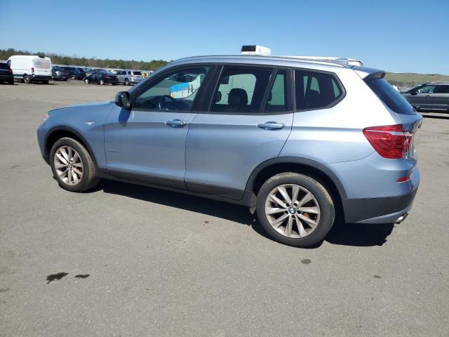 5UXWX9C5XD0A32950 - 2013 BMW X3 XDRIVE28I SILVER photo 2