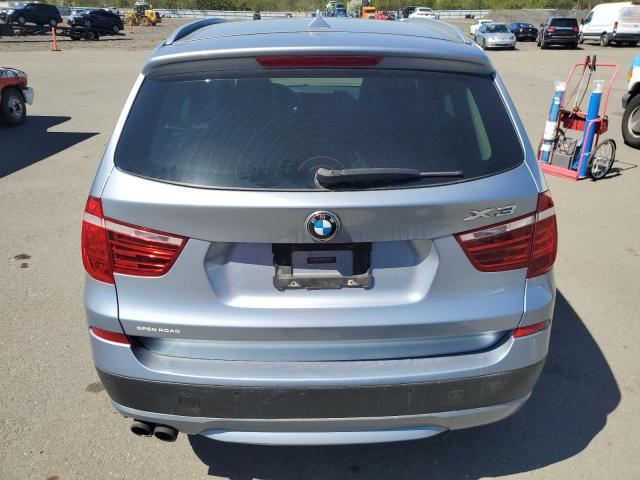 5UXWX9C5XD0A32950 - 2013 BMW X3 XDRIVE28I SILVER photo 6