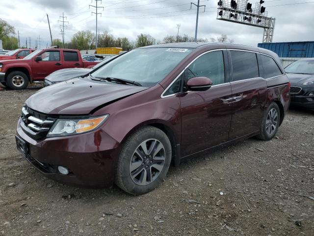 5FNRL5H94FB049081 - 2015 HONDA ODYSSEY TOURING MAROON photo 1