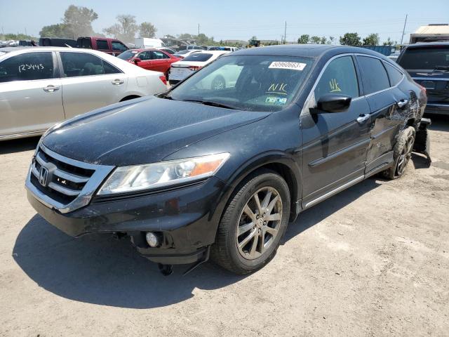 5J6TF2H52DL001494 - 2013 HONDA CROSSTOUR EXL შავი ფოტო 1