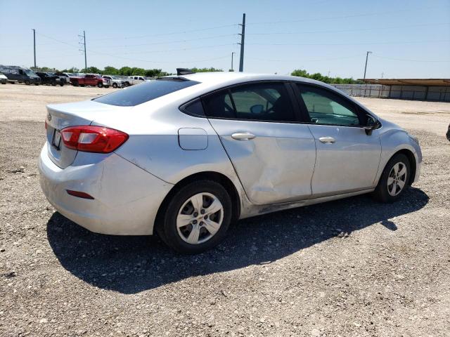 1G1BC5SM7H7141172 - 2017 CHEVROLET CRUZE LS SILVER photo 3