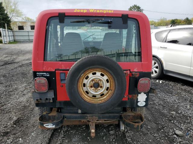 1J4FY19P1PP236063 - 1993 JEEP WRANGLER / S RED photo 6