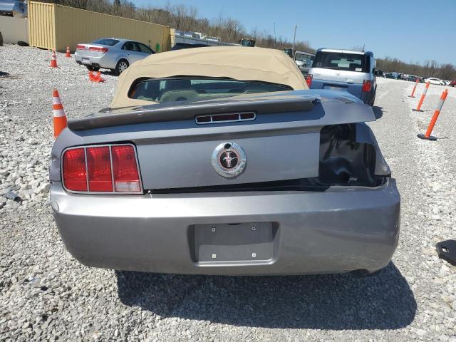 1ZVFT84N075201039 - 2007 FORD MUSTANG SILVER photo 6