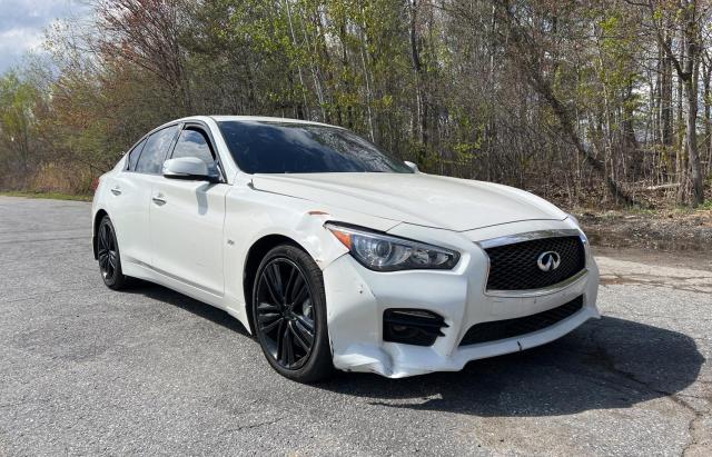 JN1EV7AR9GM345496 - 2016 INFINITI Q50 PREMIUM WHITE photo 1