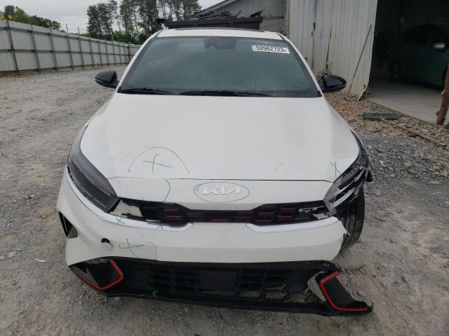 3KPF44ACXPE609564 - 2023 KIA FORTE GT WHITE photo 5