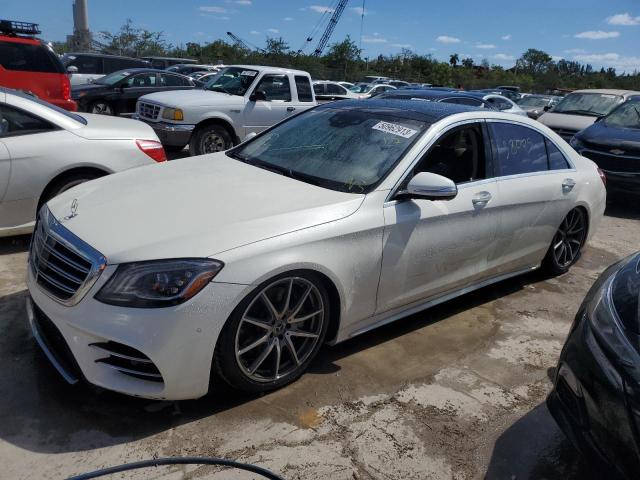 WDDUG8DB6KA454571 - 2019 MERCEDES-BENZ S 560 WHITE photo 1