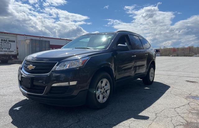 1GNKRFKDXEJ146612 - 2014 CHEVROLET TRAVERSE LS GRAY photo 2