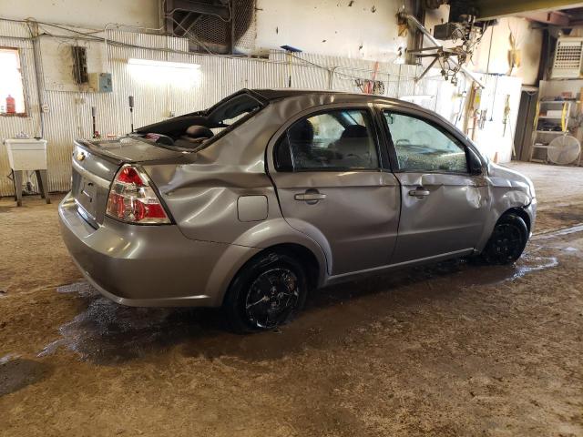 KL1TD5DE7BB152859 - 2011 CHEVROLET AVEO LS ნაცრისფერი ფოტო 3