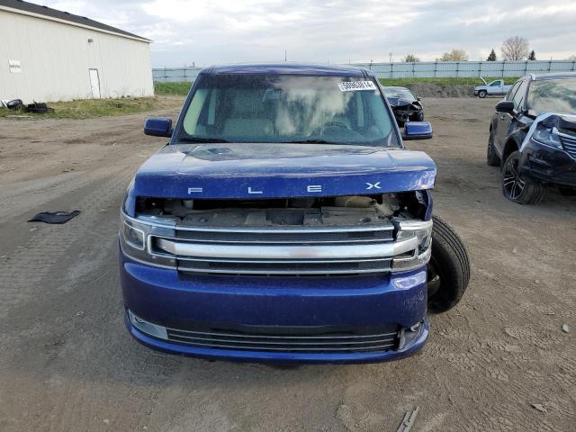 2FMGK5D89EBD00708 - 2014 FORD FLEX LIMITED BLUE photo 5