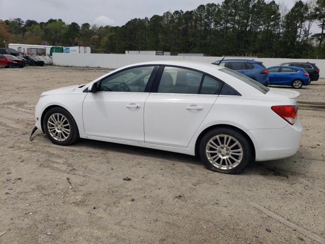 1G1PJ5S99B7257200 - 2011 CHEVROLET CRUZE ECO WHITE photo 2