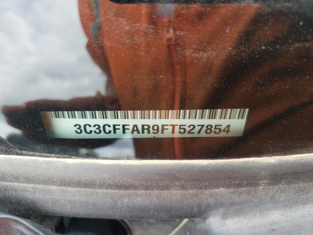 3C3CFFAR9FT527854 - 2015 FIAT 500 POP GRAY photo 12