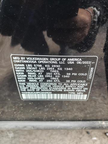 1V2HE2CA3PC202620 - 2023 VOLKSWAGEN ATLAS CROS SE Noir photo 13