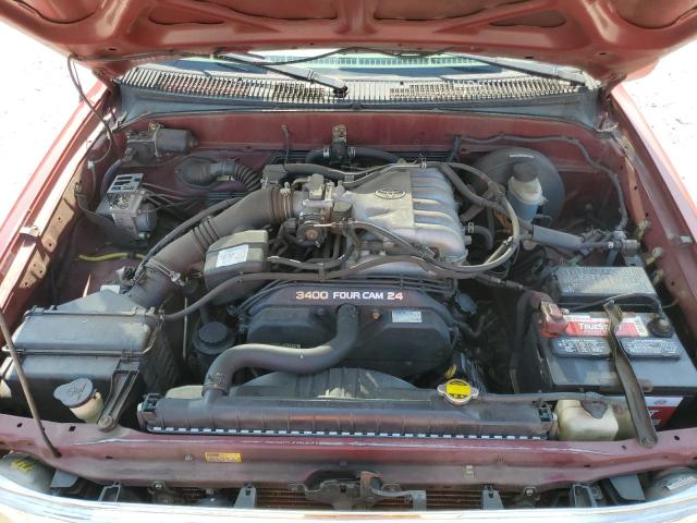5TEGN92N44Z334440 - 2004 TOYOTA TACOMA DOUBLE CAB PRERUNNER RED photo 11