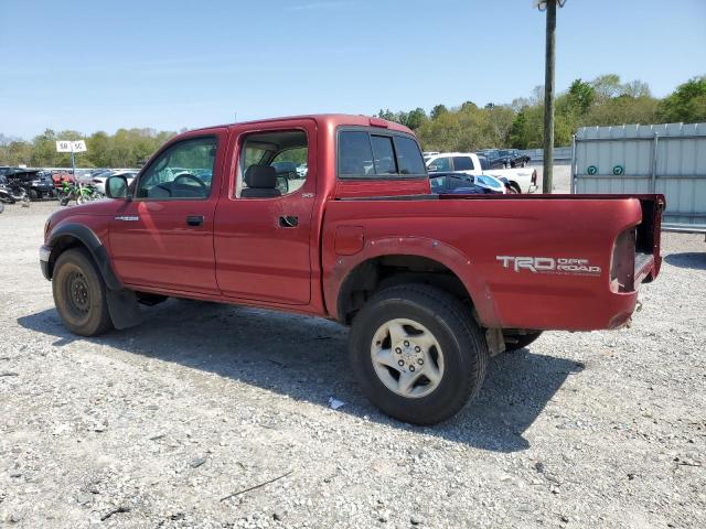 5TEGN92N44Z334440 - 2004 TOYOTA TACOMA DOUBLE CAB PRERUNNER RED photo 2