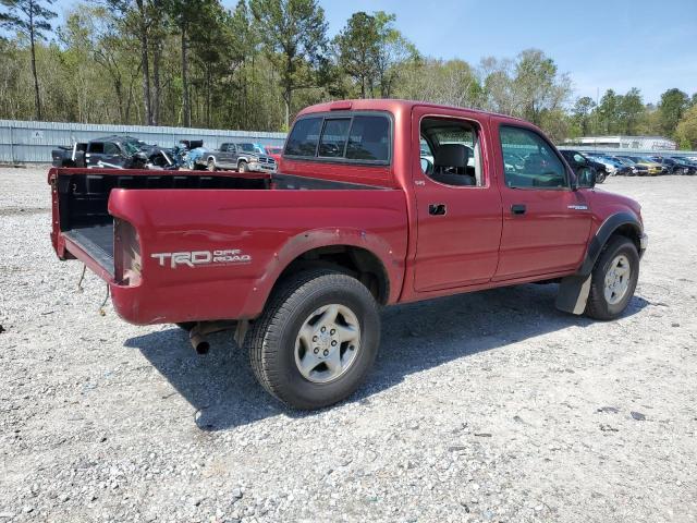 5TEGN92N44Z334440 - 2004 TOYOTA TACOMA DOUBLE CAB PRERUNNER RED photo 3
