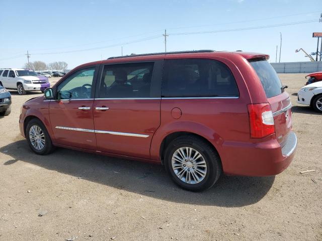 2C4RC1CG1FR547192 - 2015 CHRYSLER TOWN & COU TOURING L RED photo 2