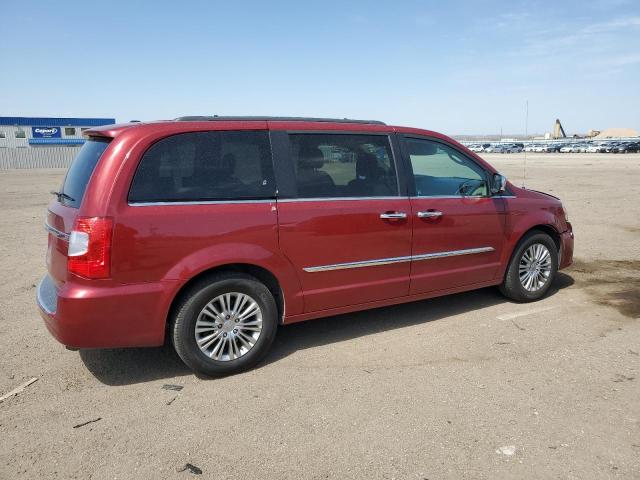 2C4RC1CG1FR547192 - 2015 CHRYSLER TOWN & COU TOURING L RED photo 3