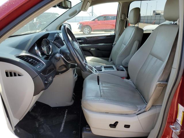 2C4RC1CG1FR547192 - 2015 CHRYSLER TOWN & COU TOURING L RED photo 7