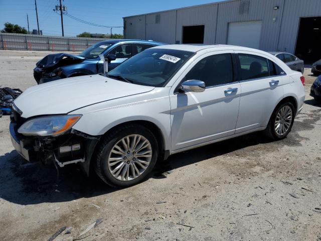 1C3CCBCG9DN684973 - 2013 CHRYSLER 200 LIMITED WHITE photo 1