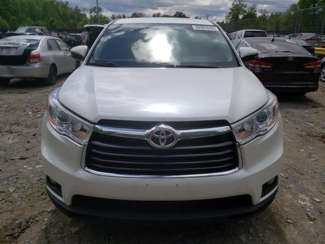 5TDZKRFH7FS093639 - 2015 TOYOTA HIGHLANDER LE WHITE photo 5