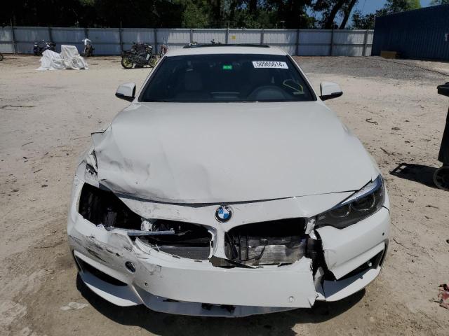 WBA4W3C5XKAF92402 - 2019 BMW 430I WHITE photo 5
