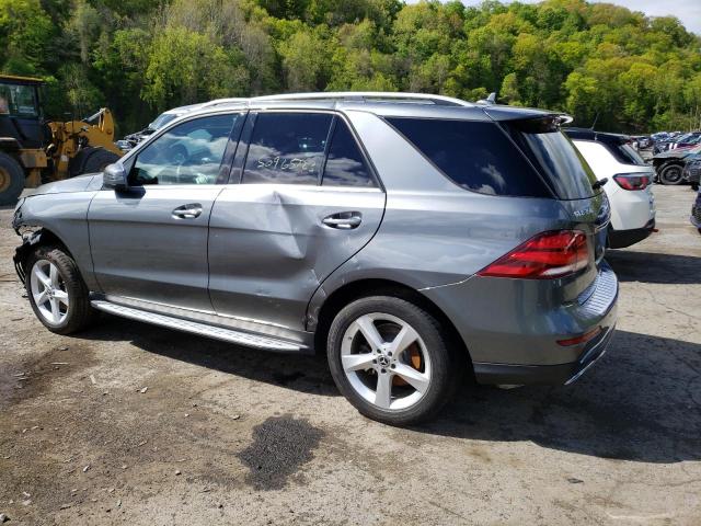 4JGDA5HB3JB108003 - 2018 MERCEDES-BENZ GLE 350 4MATIC GRAY photo 2