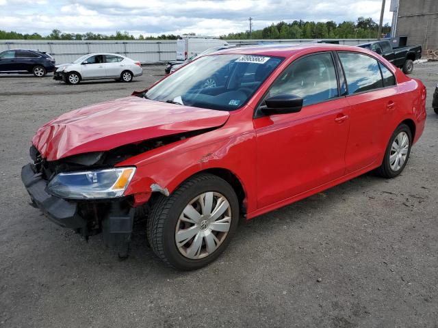 3VW2K7AJ0CM353842 - 2012 VOLKSWAGEN JETTA BASE Կարմիր լուսանկար 1