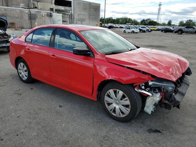 3VW2K7AJ0CM353842 - 2012 VOLKSWAGEN JETTA BASE Կարմիր լուսանկար 4