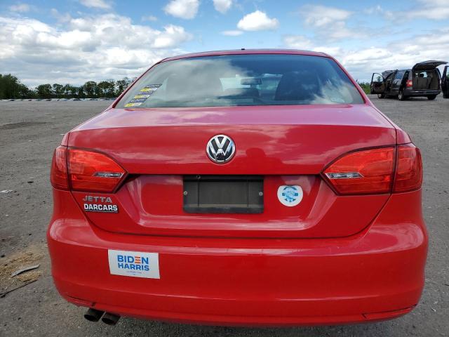 3VW2K7AJ0CM353842 - 2012 VOLKSWAGEN JETTA BASE Կարմիր լուսանկար 6