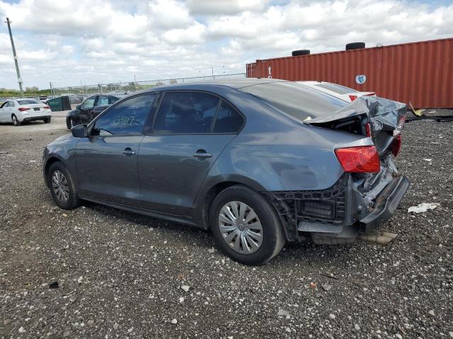 3VW1K7AJ1BM382275 - 2011 VOLKSWAGEN JETTA BASE GRAY photo 2