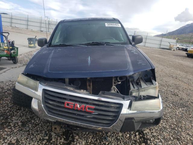 1GTCS136148107420 - 2004 GMC CANYON BLUE photo 5